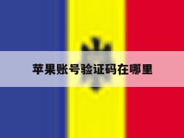 苹果账号验证码在哪里