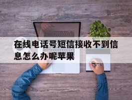 在线电话号短信接收不到信息怎么办呢苹果