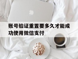 账号验证重置要多久才能成功使用微信支付