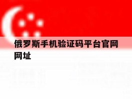 俄罗斯手机验证码平台官网网址