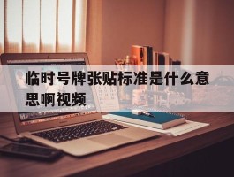 临时号牌张贴标准是什么意思啊视频