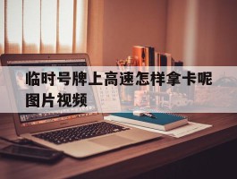 临时号牌上高速怎样拿卡呢图片视频