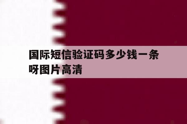 关于国际短信验证码多少钱一条呀图片高清的信息 关于国际短信验证码多少钱一条呀图片高清的信息