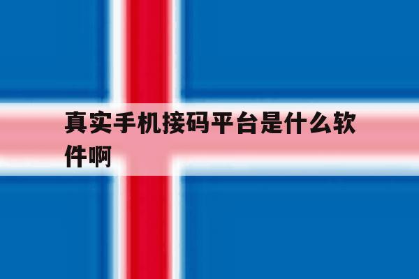 真实手机接码平台是什么软件啊 真实手机接码平台是什么软件啊