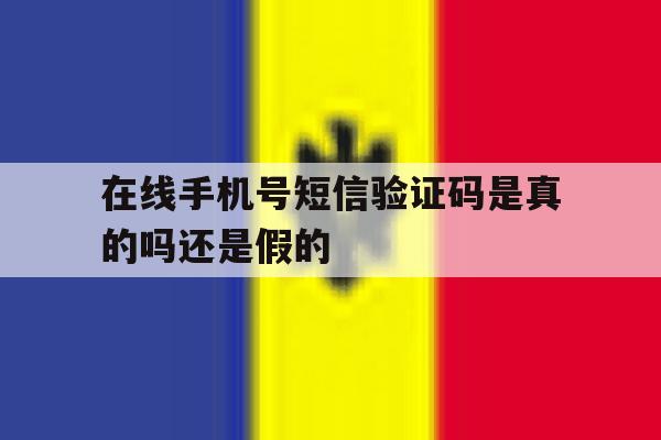 在线手机号短信验证码是真的吗还是假的 在线手机号短信验证码是真的吗还是假的