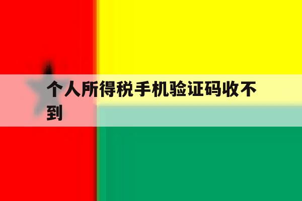 个人所得税手机验证码收不到 个人所得税手机验证码收不到