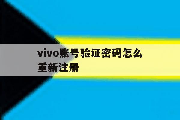 vivo账号验证密码怎么重新注册 vivo账号验证密码怎么重新注册