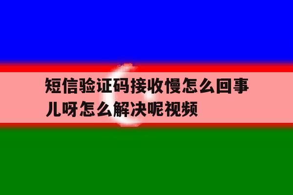 关于短信验证码接收慢怎么回事儿呀怎么解决呢视频的信息 关于短信验证码接收慢怎么回事儿呀怎么解决呢视频的信息