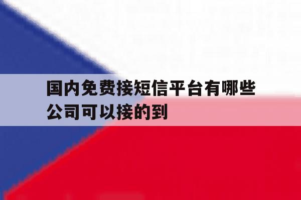 国内免费接短信平台有哪些公司可以接的到 国内免费接短信平台有哪些公司可以接的到