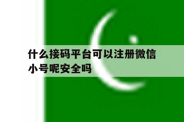 什么接码平台可以注册微信小号呢安全吗的简单介绍 什么接码平台可以注册微信小号呢安全吗的简单介绍