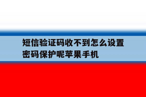 包含短信验证码收不到怎么设置密码保护呢苹果手机的词条 包含短信验证码收不到怎么设置密码保护呢苹果手机的词条