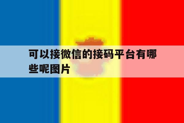 可以接微信的接码平台有哪些呢图片 可以接微信的接码平台有哪些呢图片