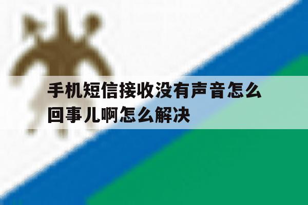 手机短信接收没有声音怎么回事儿啊怎么解决 手机短信接收没有声音怎么回事儿啊怎么解决