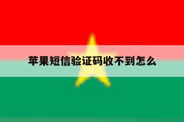 苹果短信验证码收不到怎么 苹果短信验证码收不到怎么